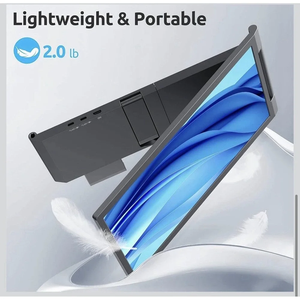 MAGICRAVEN Laptop Screen Extender, 14 1080P IPS Portable Monitor Travel Monit...